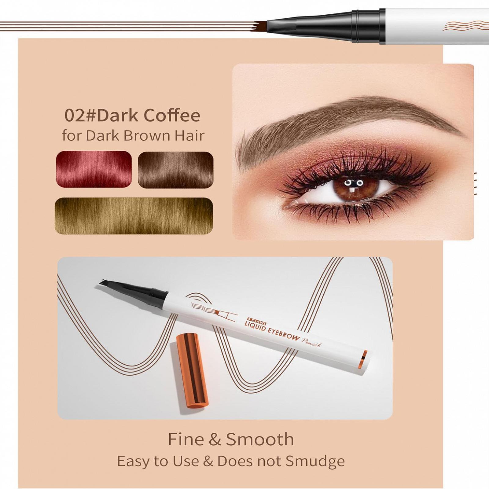 Карандаш для бровей 2024 Improved Eyebrow Tattoo Pen 3D Microblading Четыре зубчика водостойкий, фото №3