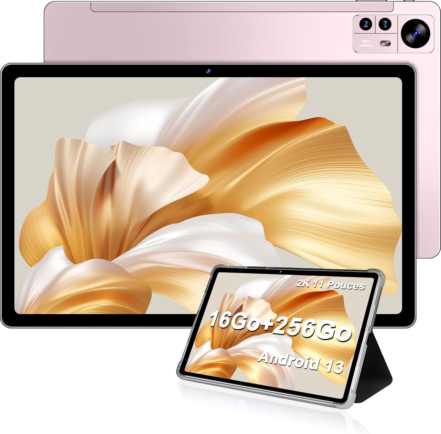Планшет 11" WUXGA+ Aoswei X800 8+8/256Gb 8 ядер Android 13 8600 mAh Pink, фото №1