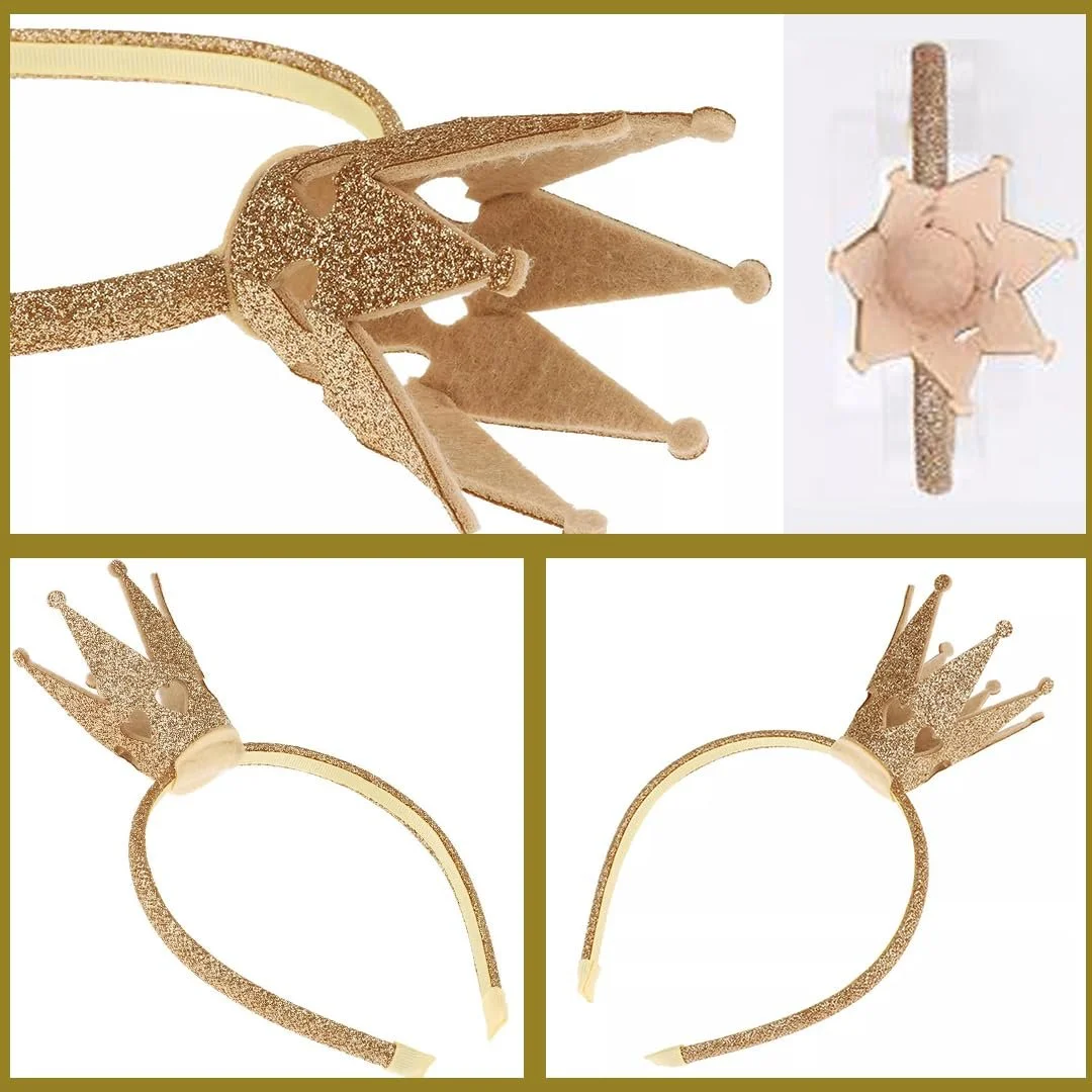 Обруч Корона Princess Girls Золота, фото №4