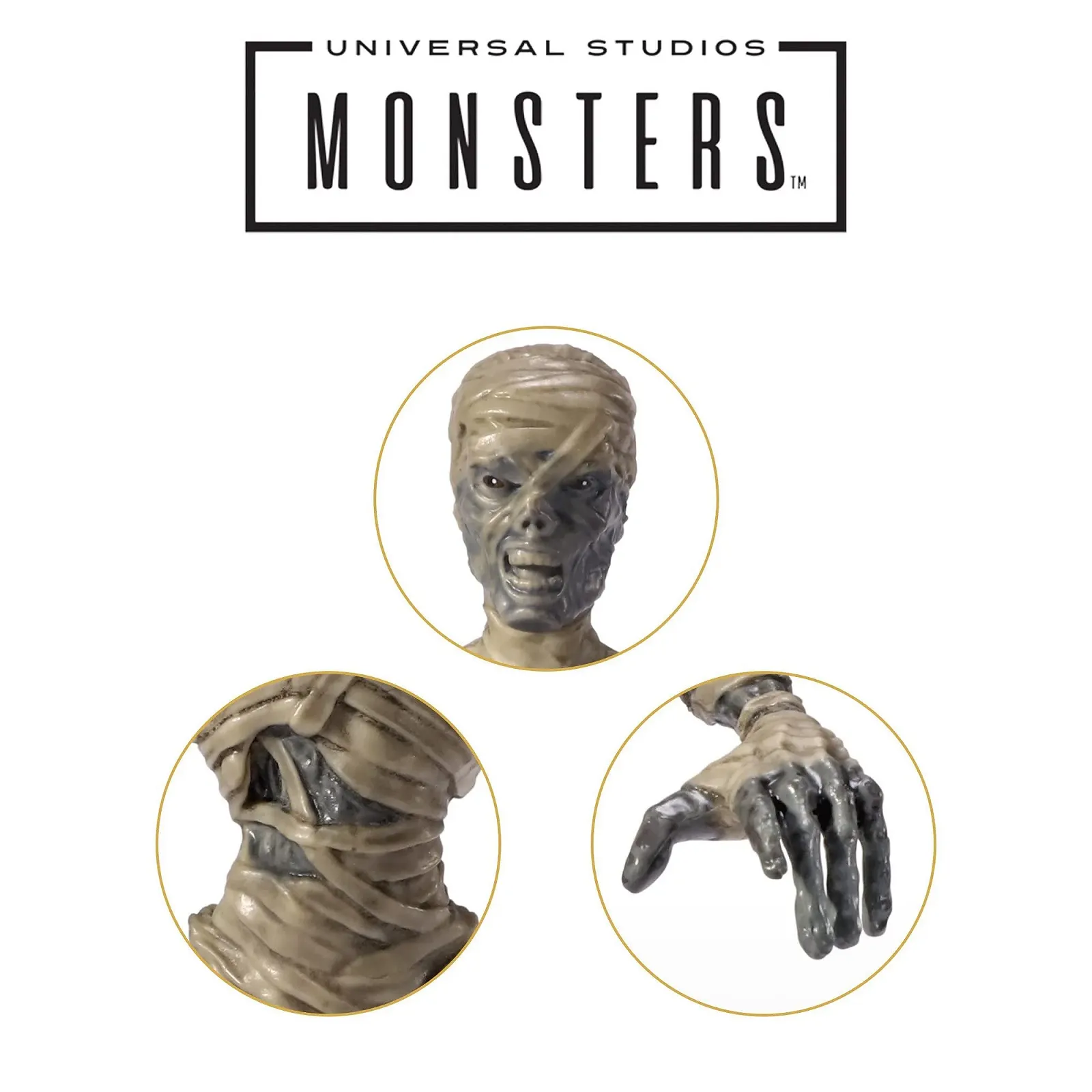 Гнучка фігурка The Noble Collection Universal Monsters Mini Bendyfig Mummy 14 см EV-25435, фото №4