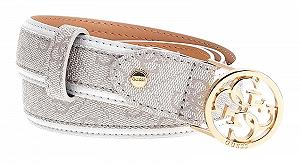 Ремень для брюк GUESS Kerima Регулируемый H30 W85 Dove Logo - Можно укоротить, логотип Dove - Фото 1