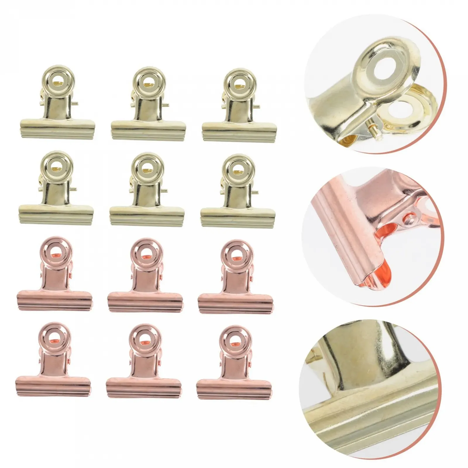 Кліпси OATIPHO для манікюру 12 шт. Рожеве золото, фото №8 Кліпси OATIPHO для манікюру 12 шт. Рожеве золото, фото №8