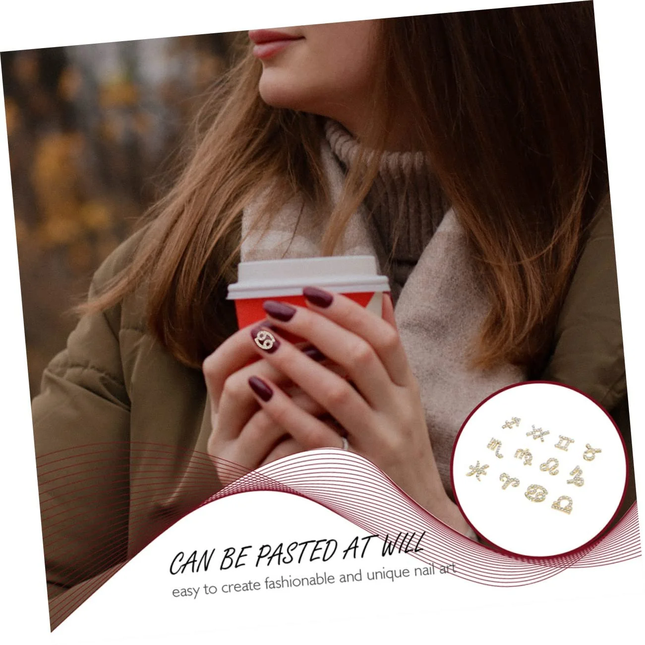 Подвеска для ногтей FRCOLOR Созвездия, 72 шт., фото №7