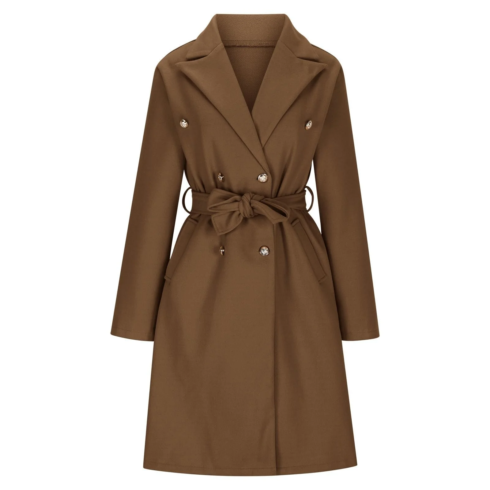 Тренч Жіночий з поясом Довгий до коліна, фото №3 Тренч Жіночий з поясом Довгий до коліна, фото №3