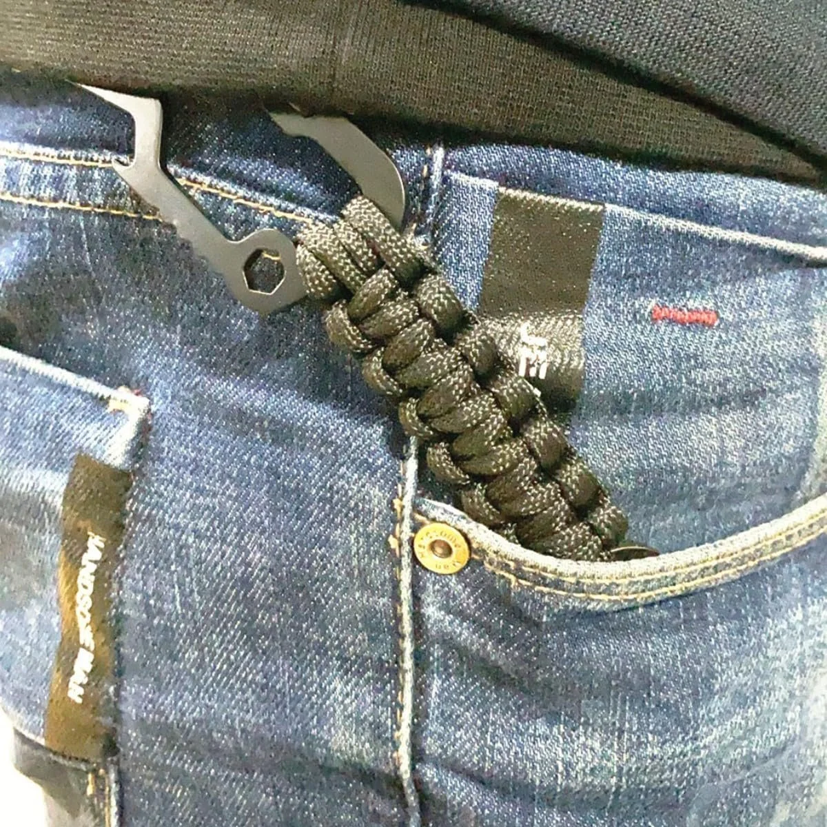 Брелок HOUSON Паракорд Карабін, 8 шт., Чорний, фото №4