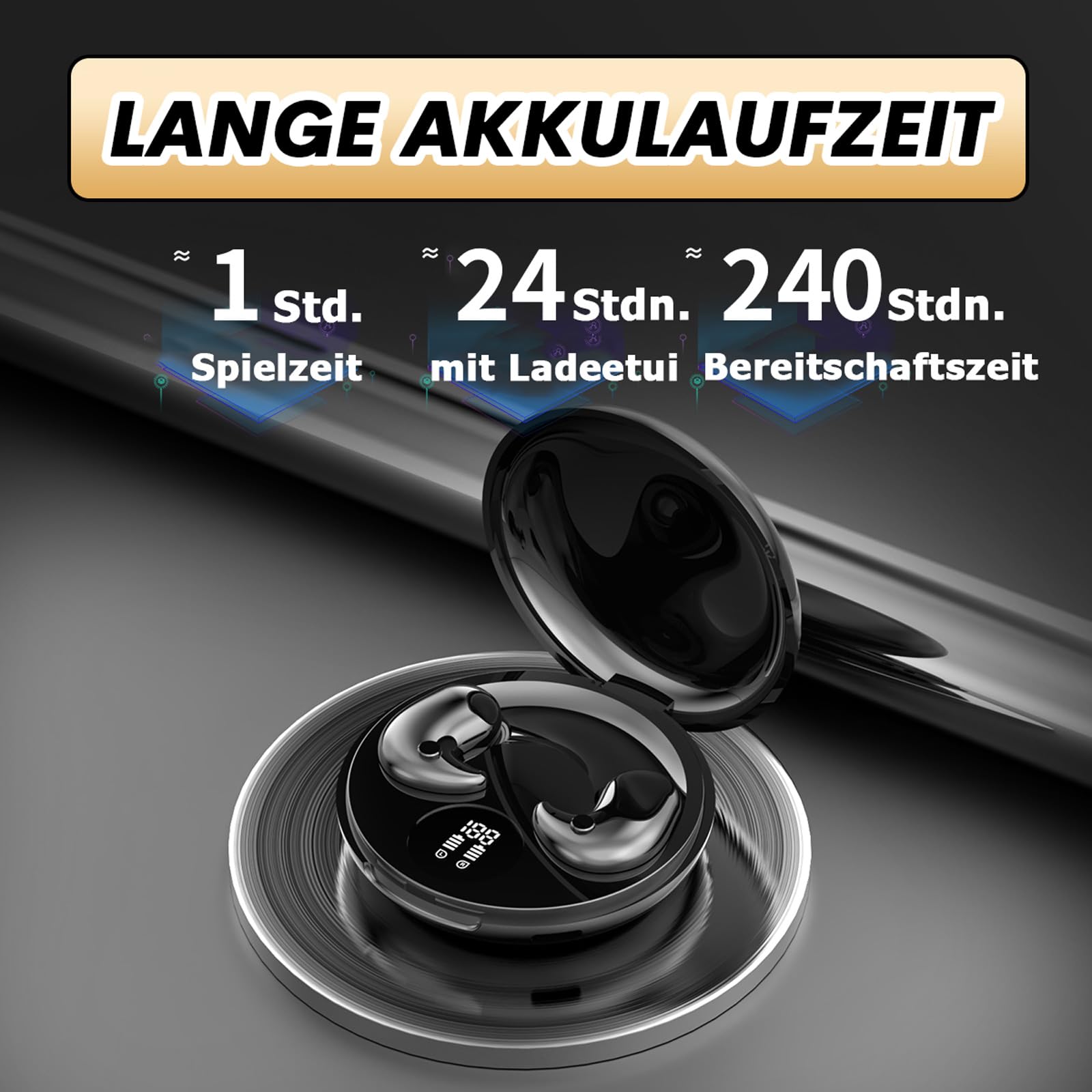 Навушники Wireless Bluetooth Sleep In-Ear Mini, фото №7