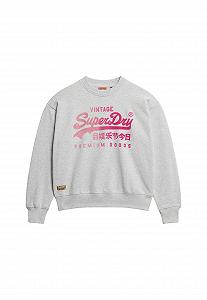 Женская Толстовка Superdry Vl Loose Tonal - Фото 1