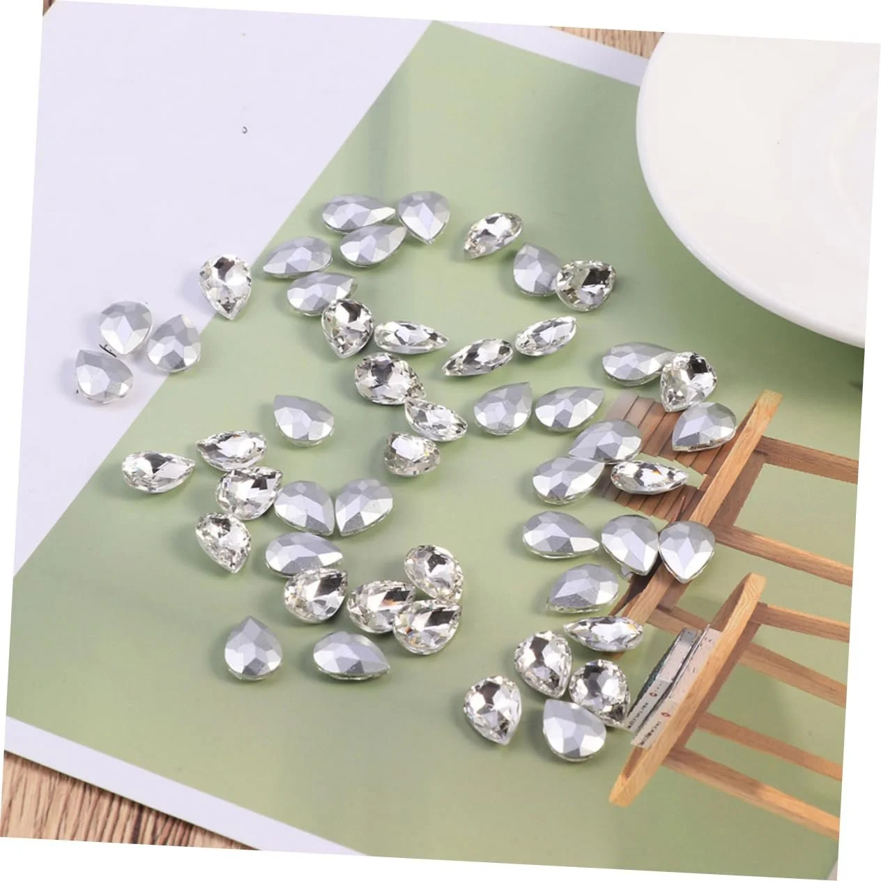 Стразы Капля Lurrose 150 шт. для маникюра, фото №9