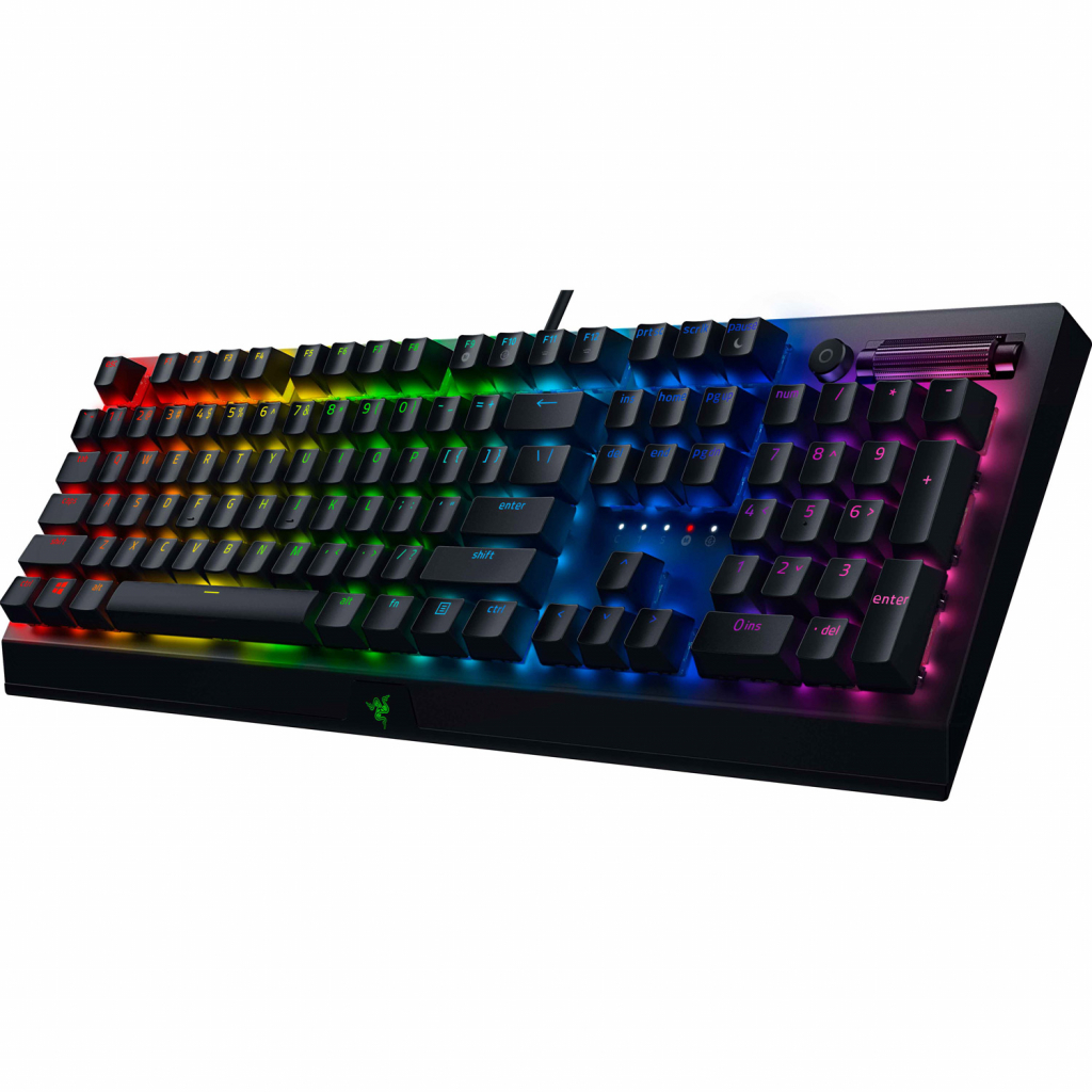 Клавіатура Razer BlackWidow V3 Yellow Switch Black RU (RZ03-03542100-R3R1), фото №4