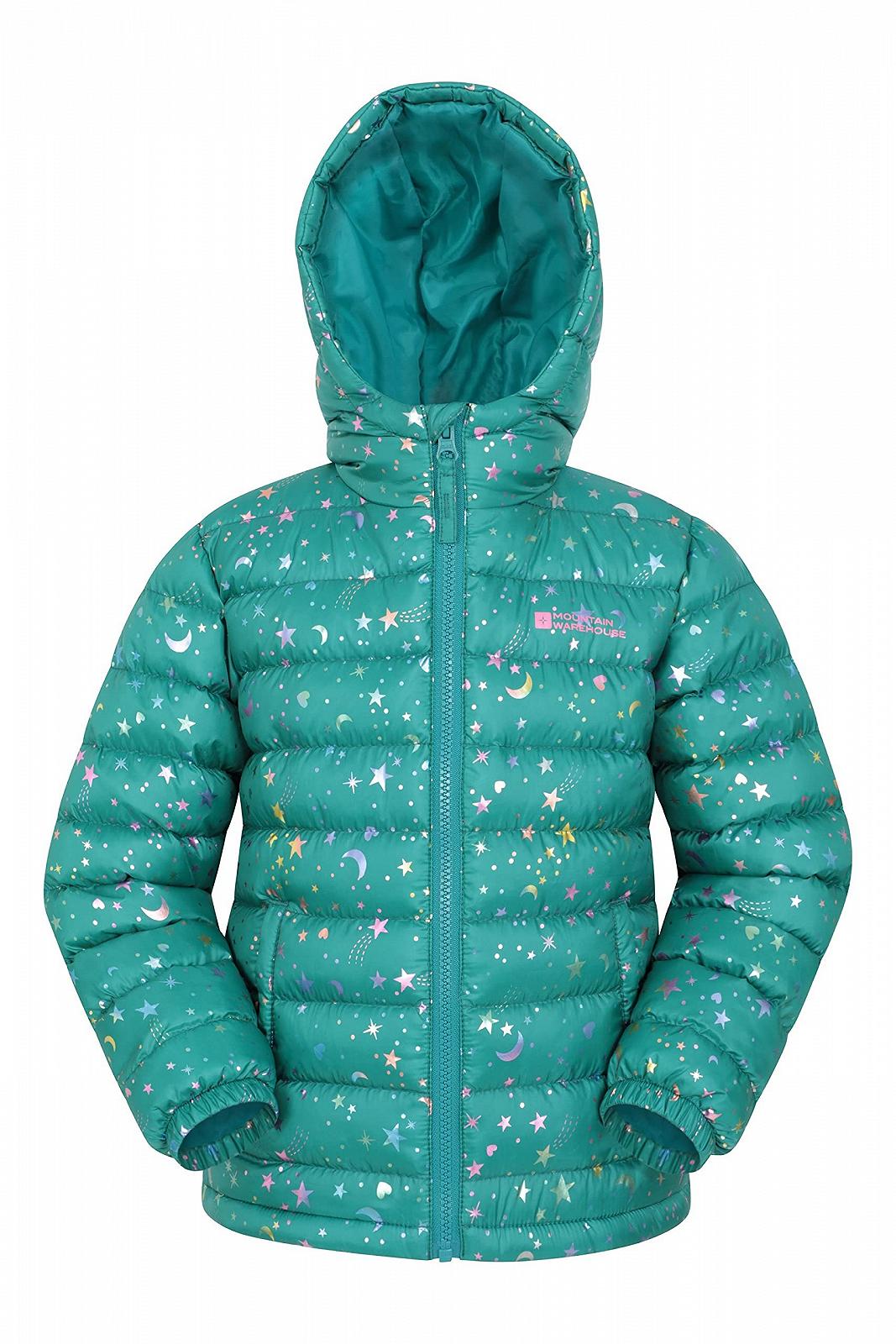 Куртка стьобана Mountain Warehouse Seasons для дітей, Ультралегка, тепла, водонепроникна, з капюшоном і блискавкою, фото №1 Куртка стьобана Mountain Warehouse Seasons для дітей, Ультралегка, тепла, водонепроникна, з капюшоном і блискавкою, фото №1