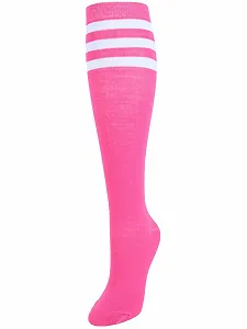 Женские гольфы в полоску CTM Julietta (1 пара) synthetic.ua - Фото 1