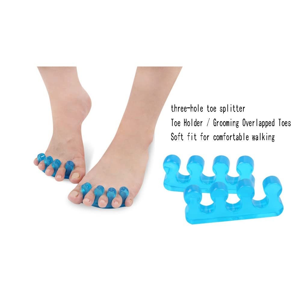 Гелеві роздільники для пальців ніг для перекриваючихся пальців ніг, фото №3