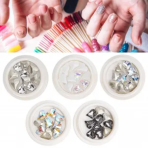 Стразы для ногтей Сердцевидные, 5 коробок synthetic.ua - Фото 1