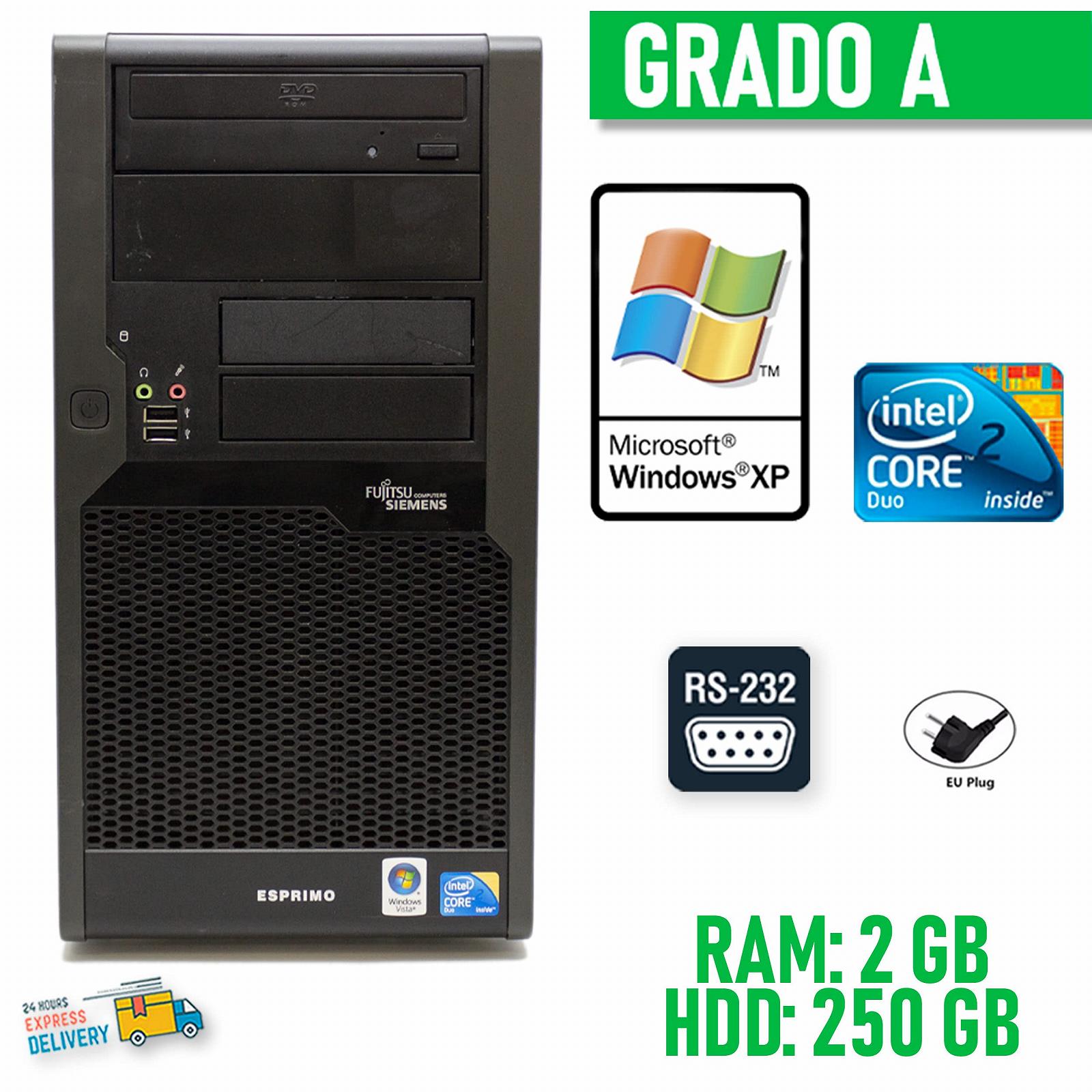 ПК Fujitsu Esprimo P5731 Core2Duo 2.7GHz 2GB RAM DDR2 HDD 250GB RS232 COM Персональний комп'ютер, фото №3