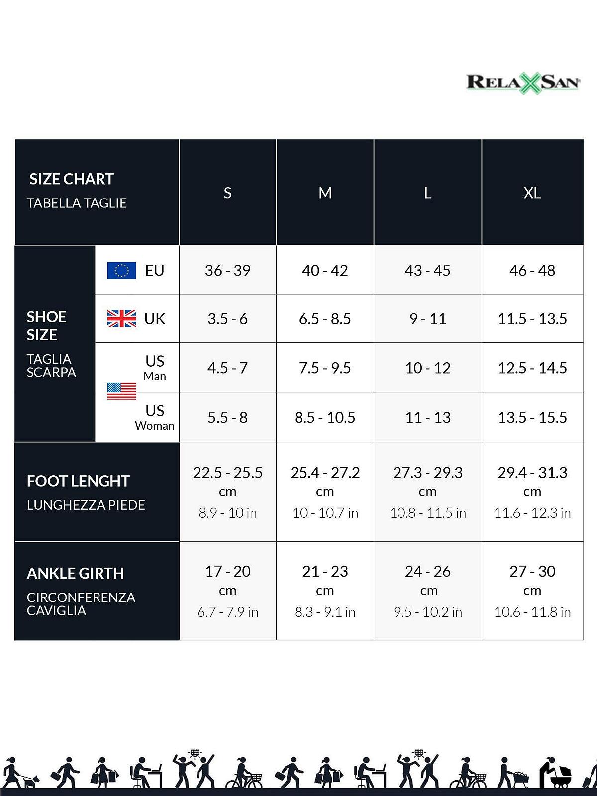 Носки Relaxsan Fancy 810 Хлопковые узорчатые с градуированной компрессией 15-21 мм рт.ст., фото №2
