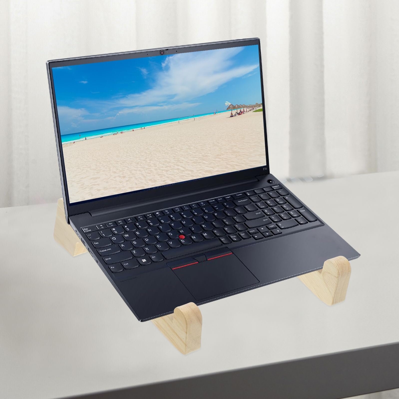 Подставка для ноутбука SHOWERORO деревянная, упаковка 2 шт., фото №4