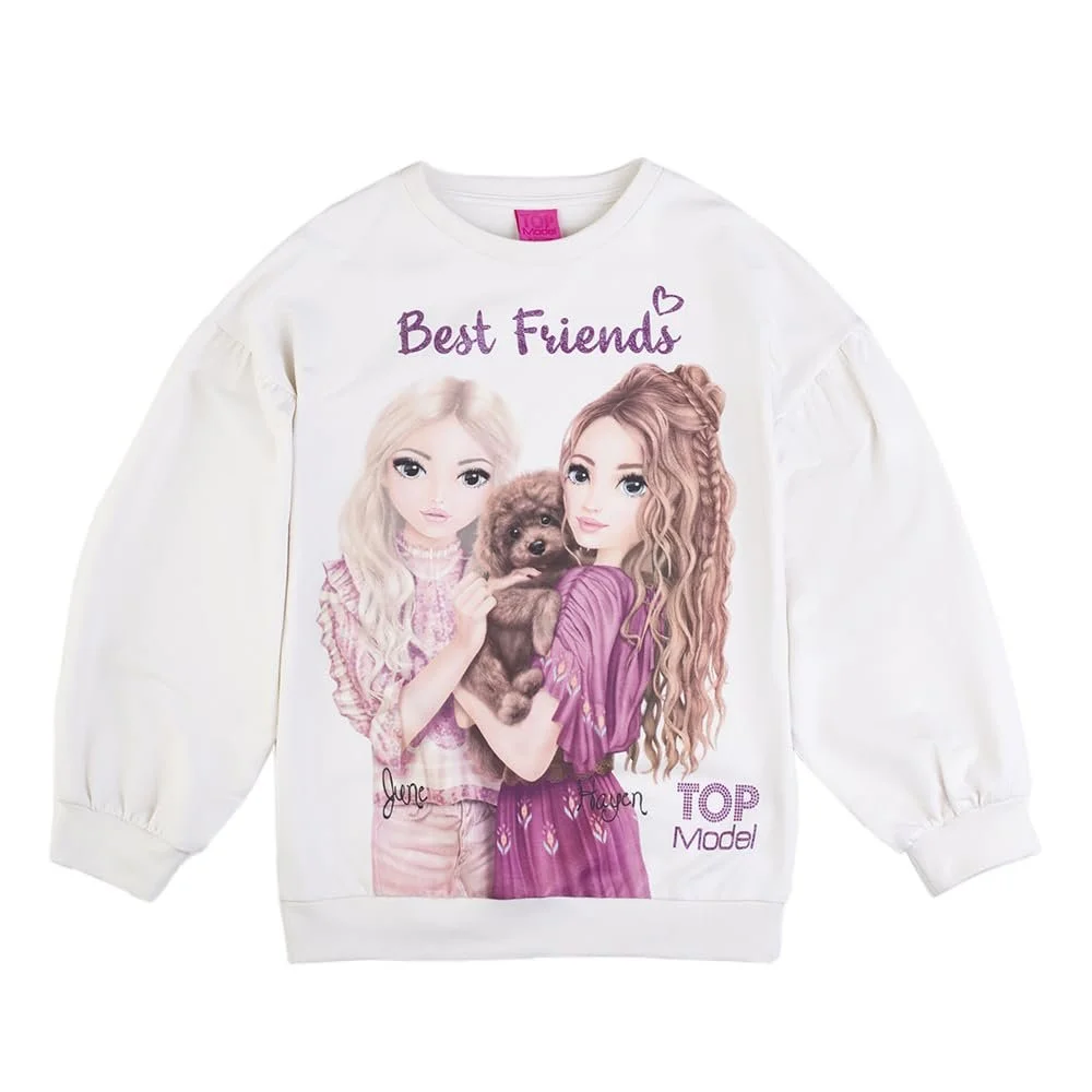 Світшот Top Model з June і Hayden 75090 Білий, фото №1 Світшот Top Model з June і Hayden 75090 Білий, фото №1