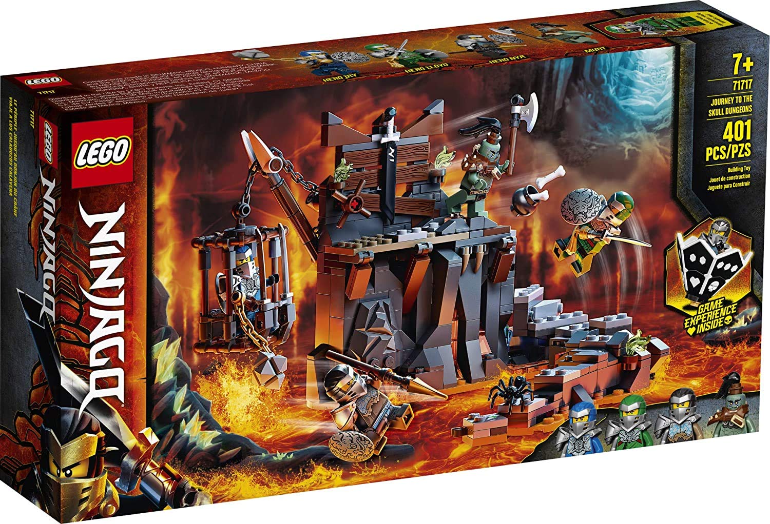 Набір іграшкових фігурок Lego Ninjago 71717 з 401 елементів, фото №1