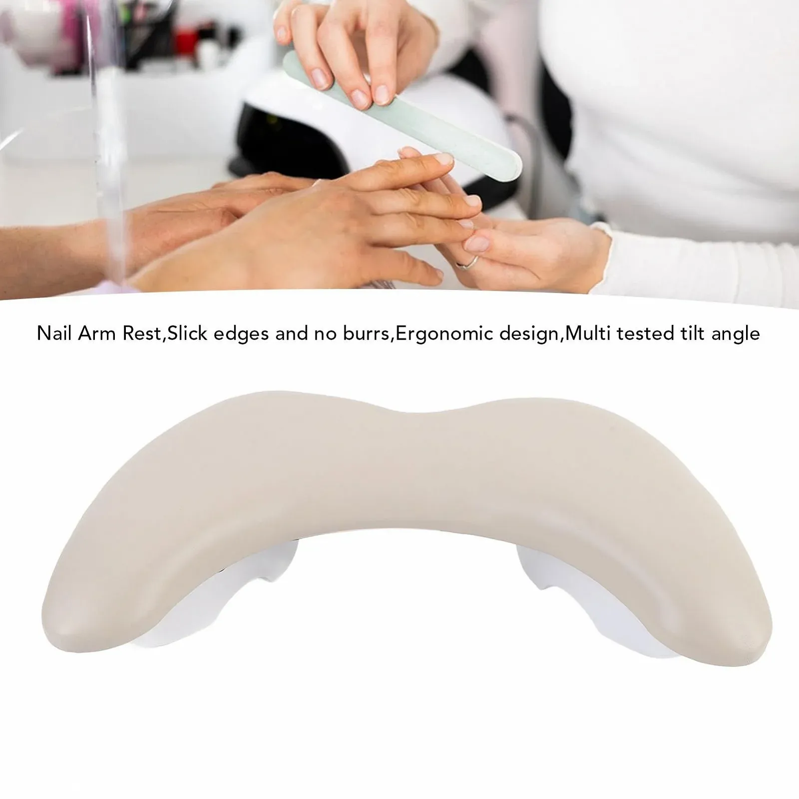 Підставка для рук майстра манікюру U-подібна знімна подушка, фото №6