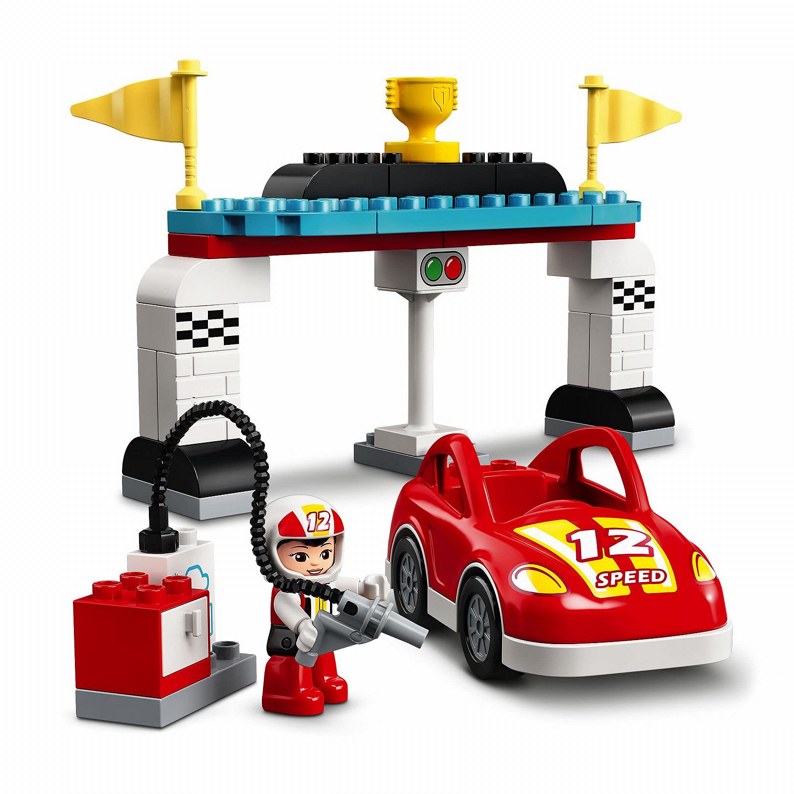 Конструктор LEGO Duplo 10947 Іграшкові гоночні автомобілі для дітей від 2 років, фото №5