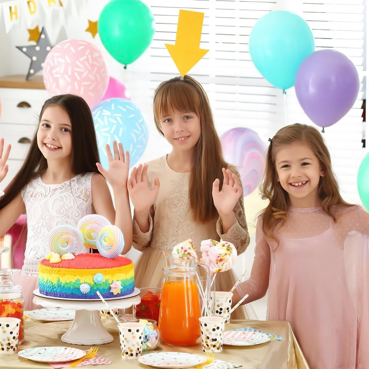 Обруч Garneck Смішний Жовтий 32 см (2 шт.), фото №7