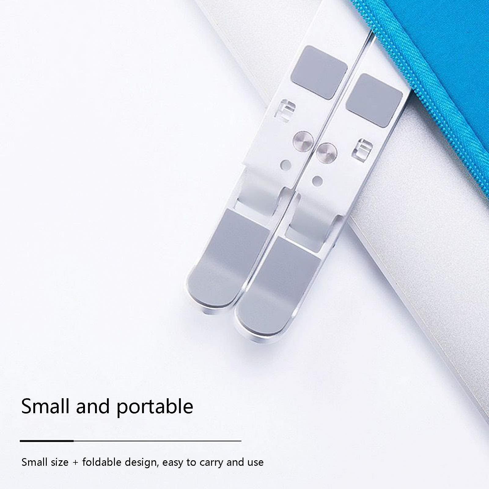 Ергономічна Підставка для ноутбука M-подібна Подвійна структура 7-рівневе регулювання висоти Складаний дизайн, фото №5