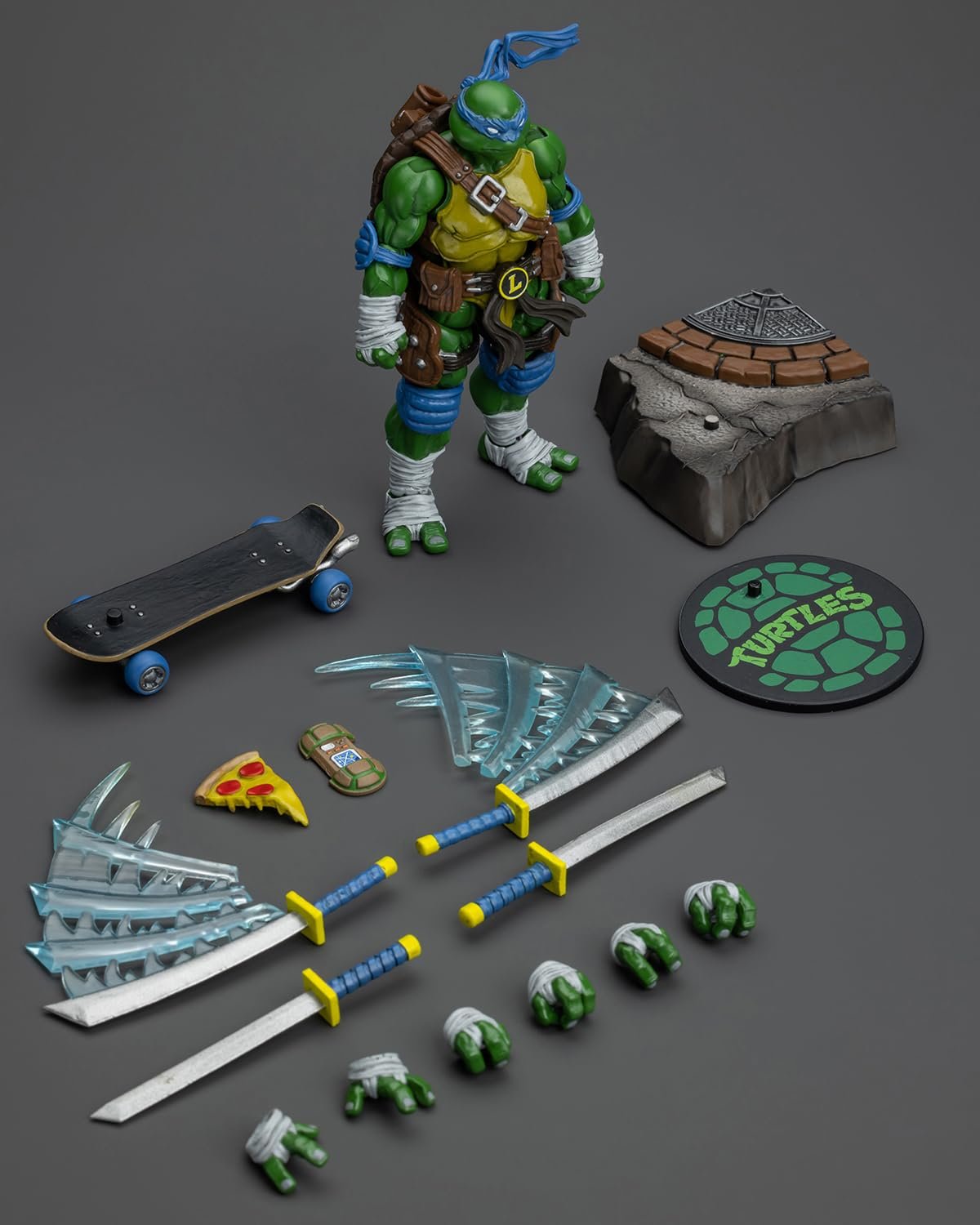 Фигурка JoyToy TMNT Series Leonardo 1:18, 10.6 см, фото №6