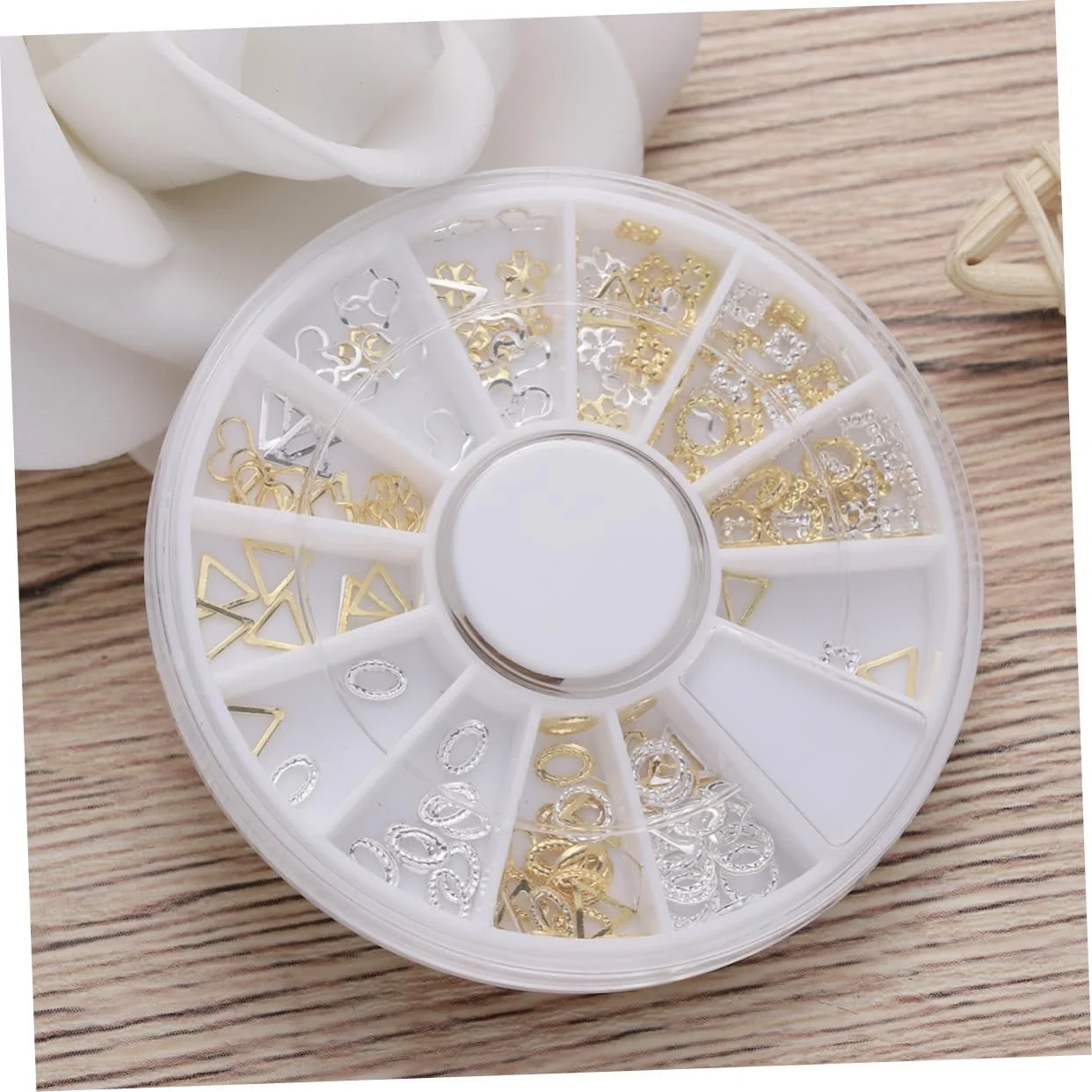 Украшение для ногтей Металл Бриллианты 3 шт., фото №8