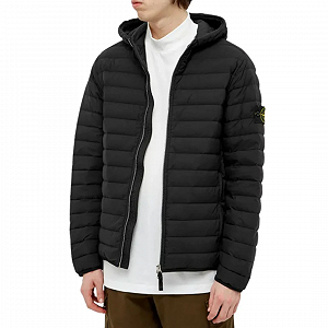 Куртка Stone Island Loom Woven Lightweight Down Jacket Black S - Фото 1