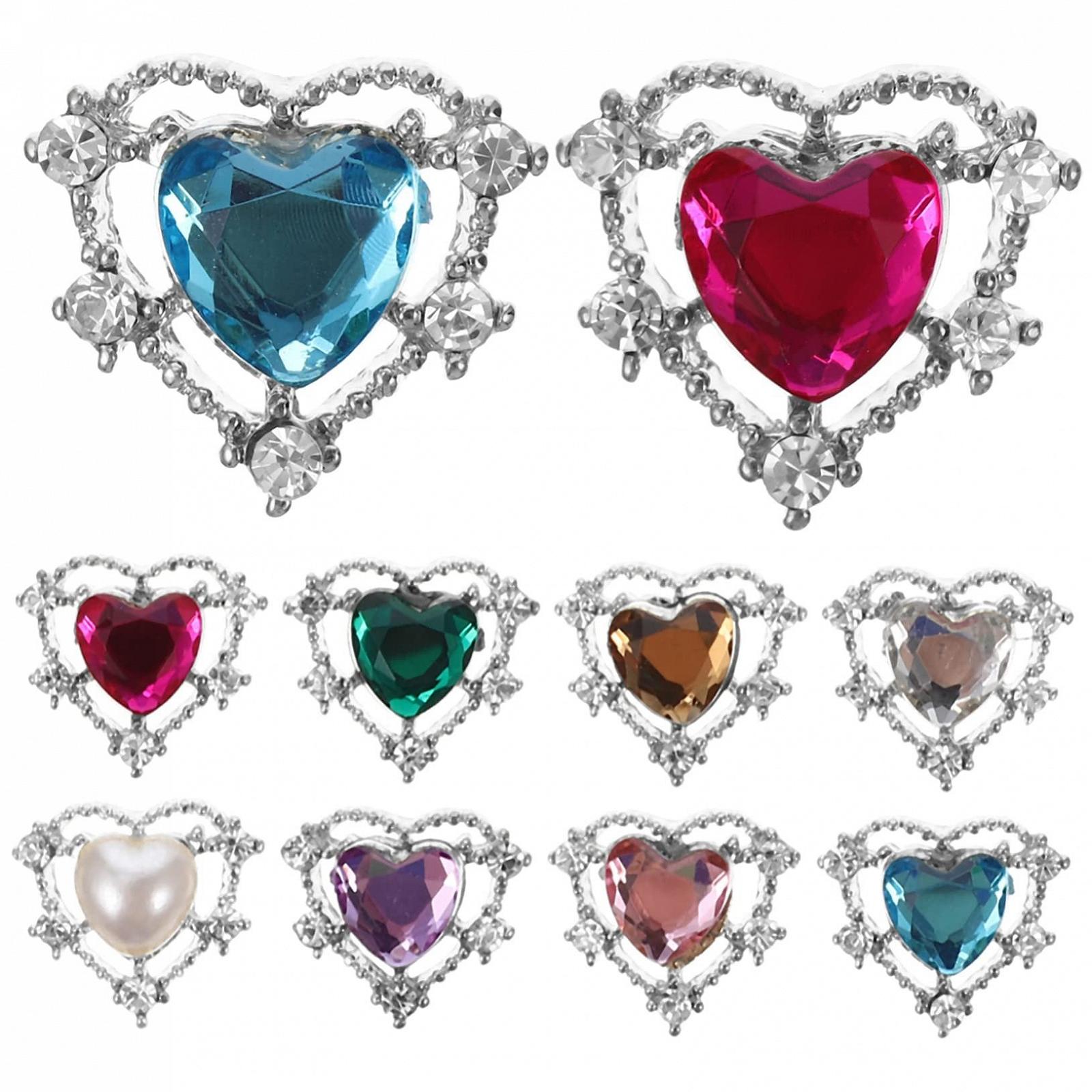 Прикраса для нігтів VILLCASE Прикраса для нігтів Серце Підвіска, фото №1