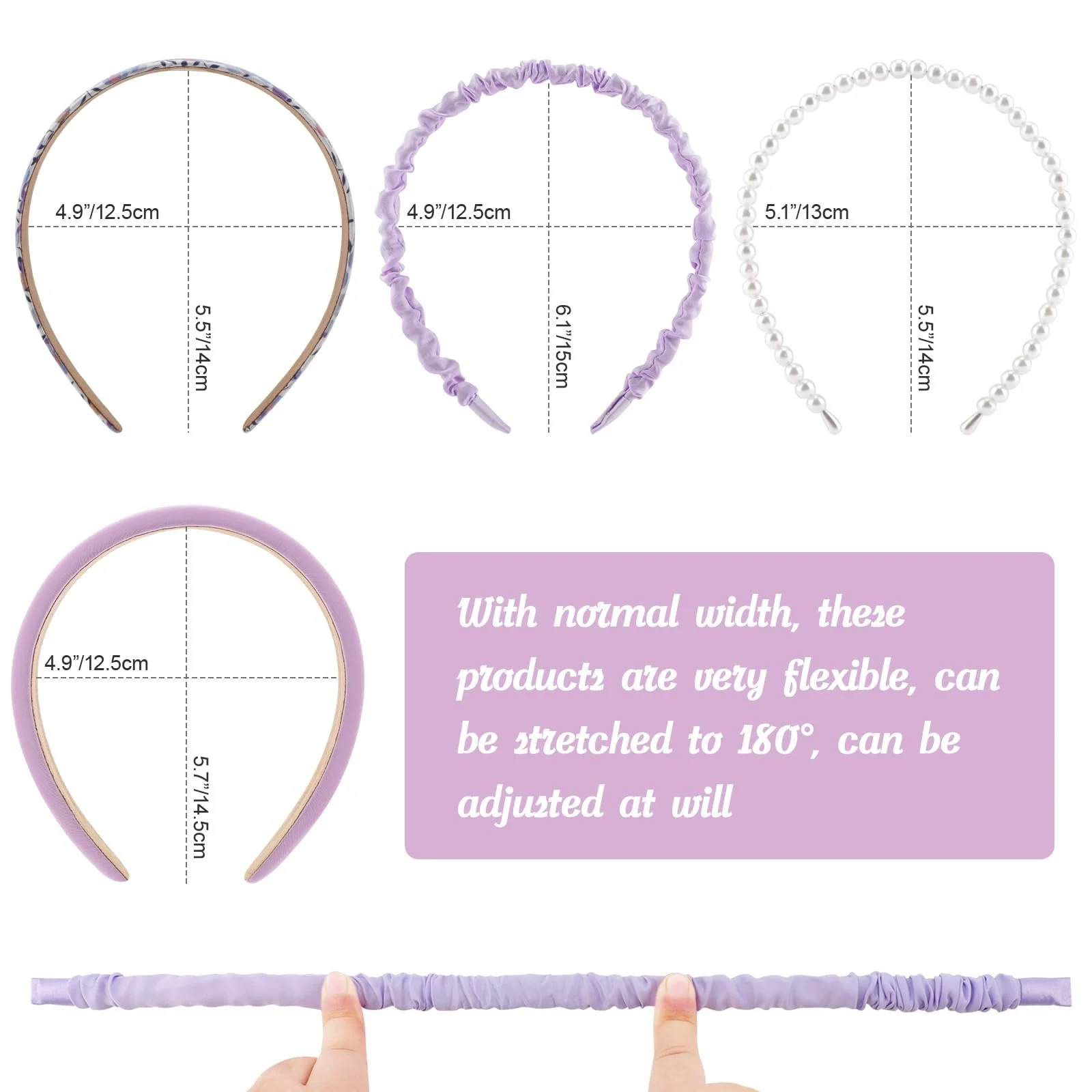 Набор обручей на голову DRESHOW., фото №5 Набор обручей на голову DRESHOW., фото №5