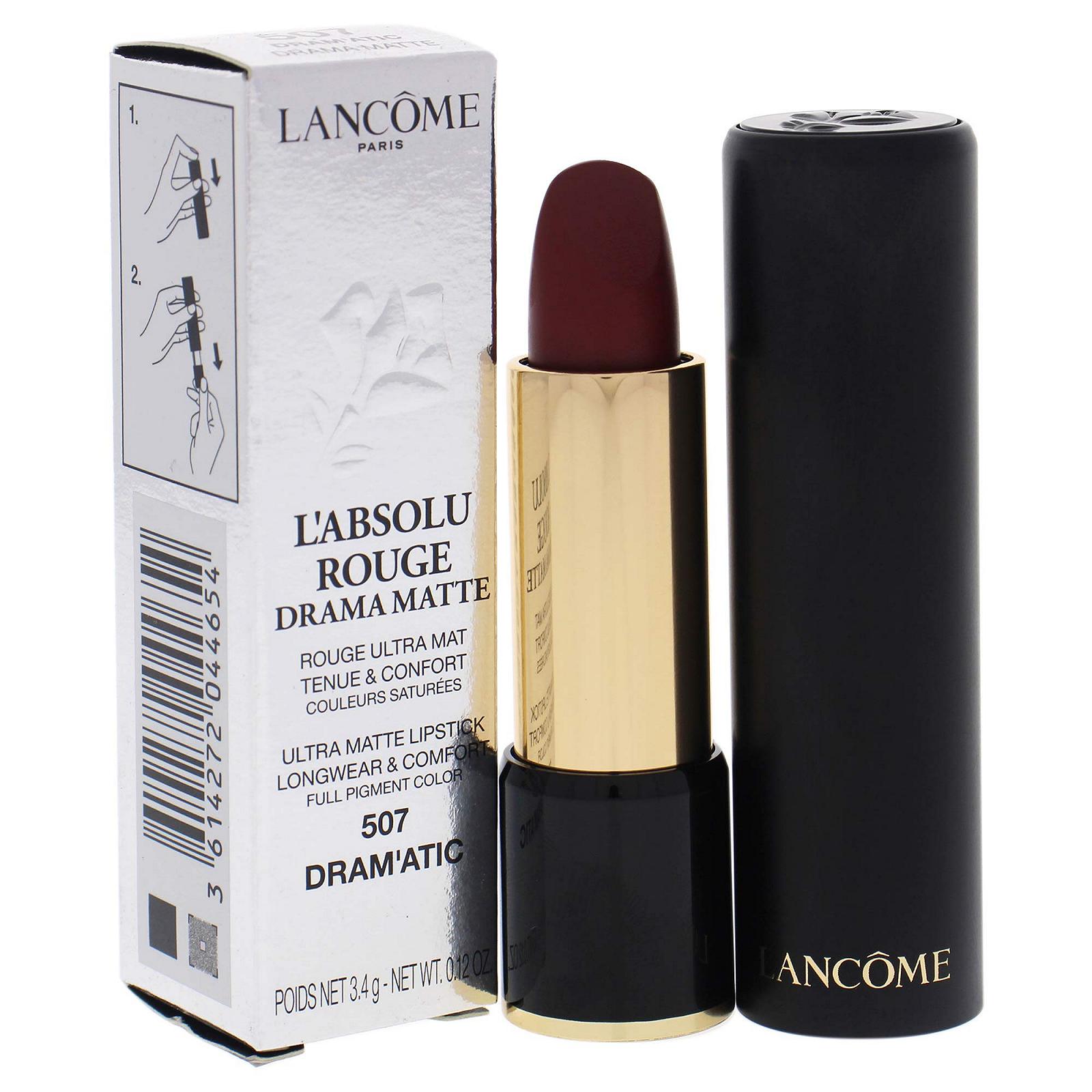 Матовая помада Lancome Absolu Rouge Ultra 507 Drama'Atic, фото №3