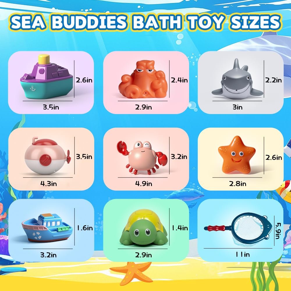 Іграшка для ванни Дитячі фігурки тварин (набір з 10 штук), фото №6