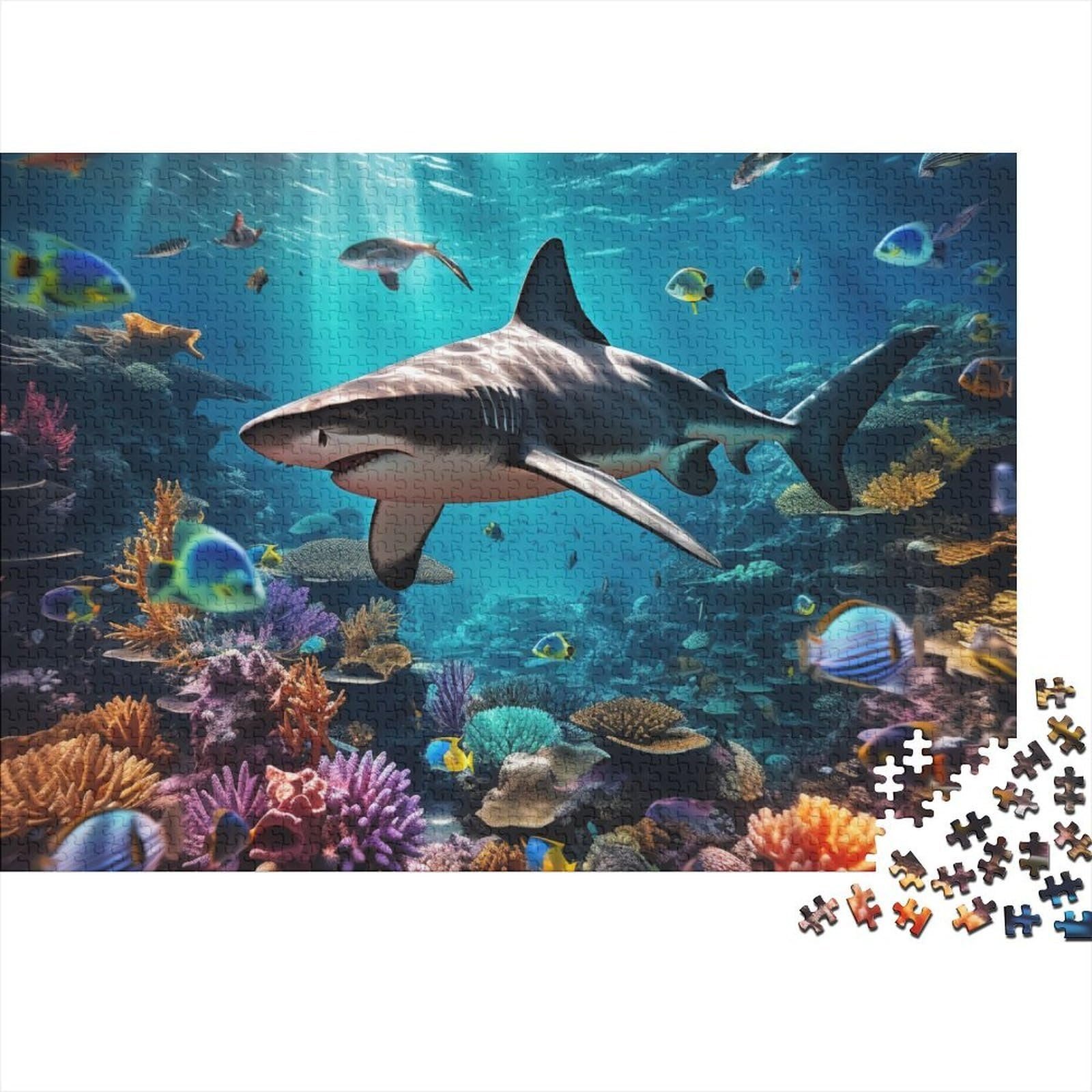 Пазл Shark Акула 1000 деталей 38 x 26 см, фото №2 Пазл Shark Акула 1000 деталей 38 x 26 см, фото №2