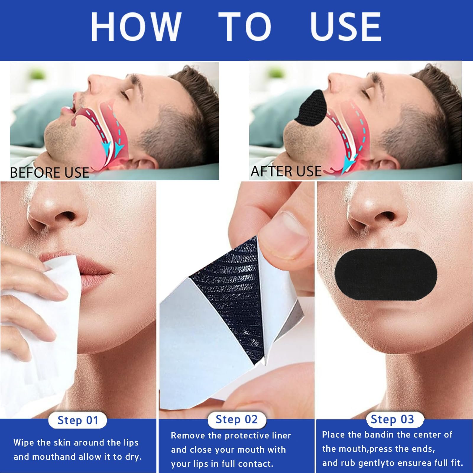 Пластирі від хропіння 60 штук, фото №3