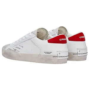 Кросівки Crime London Distressed U25CR02 16001PP5.10 Білий / Чорний synthetic.ua - Фото 1