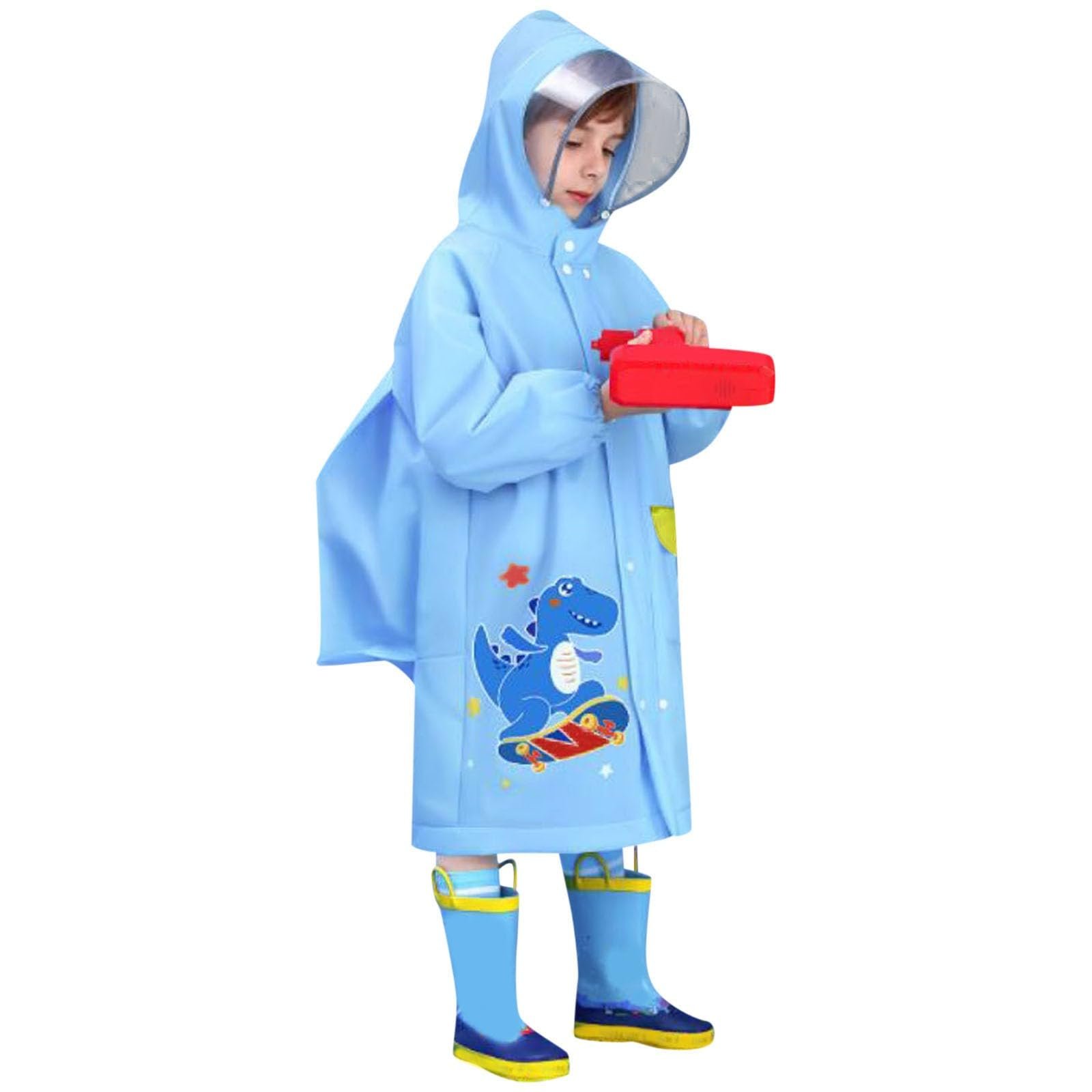 Дитячий дощовик SAUTRV для хлопчиків і дівчаток, візерунок динозавра, фото №1 Дитячий дощовик SAUTRV для хлопчиків і дівчаток, візерунок динозавра, фото №1