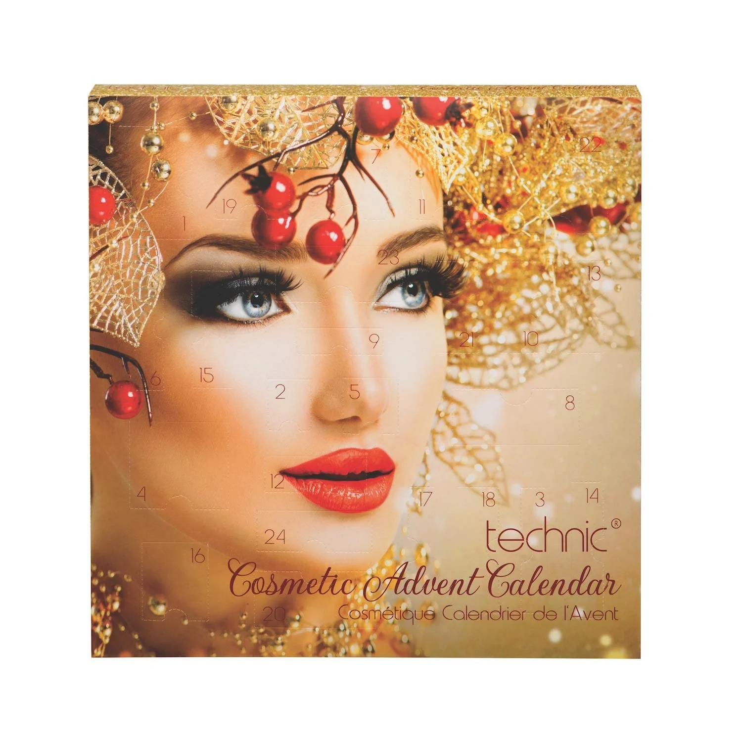 Адвент-календар Technic Festive Girl Beauty для жінок з косметичними продуктами та інструментами, фото №1