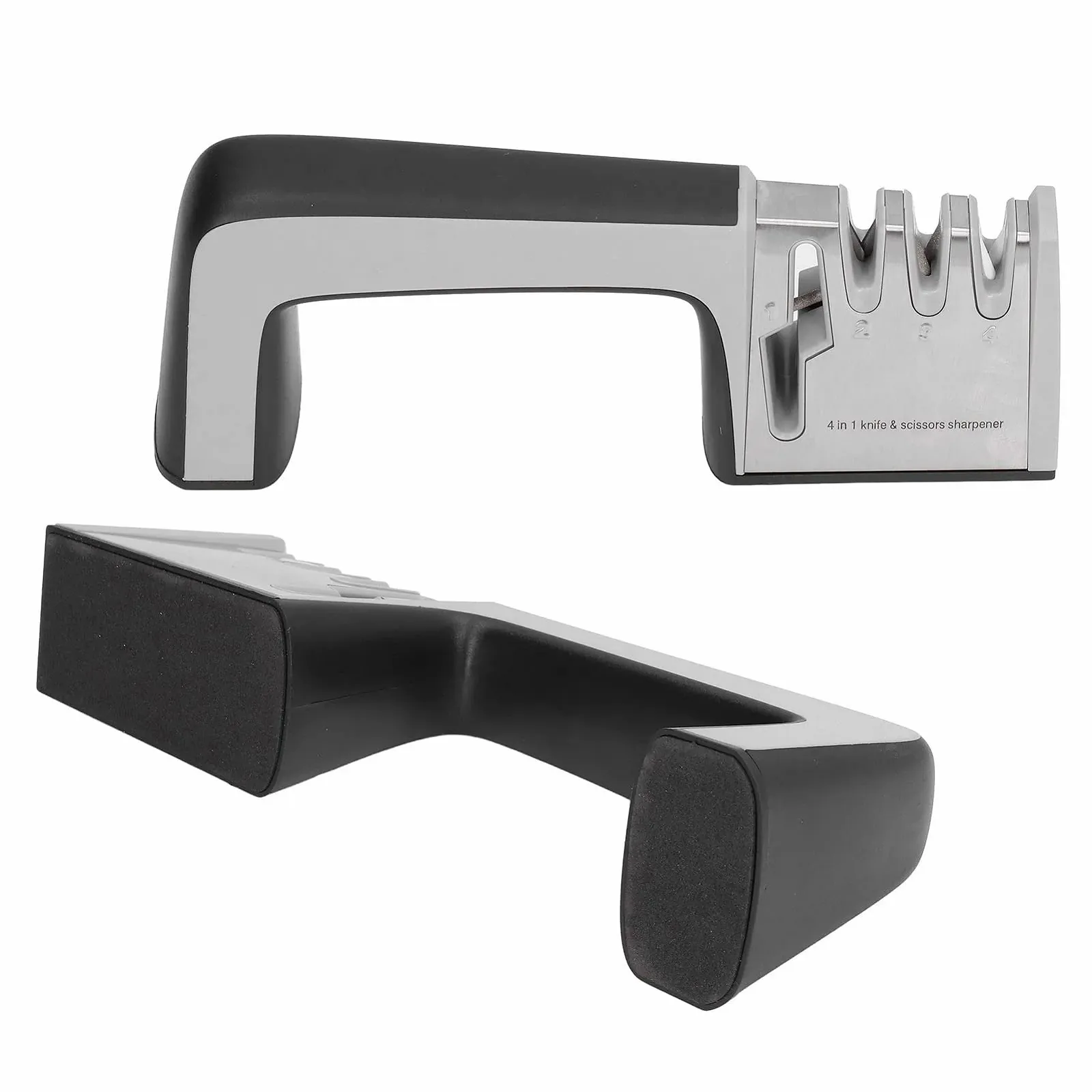 Точило для ножів та ножиць Швидке заточування Нековзна основа Компактне Міцне, фото №6