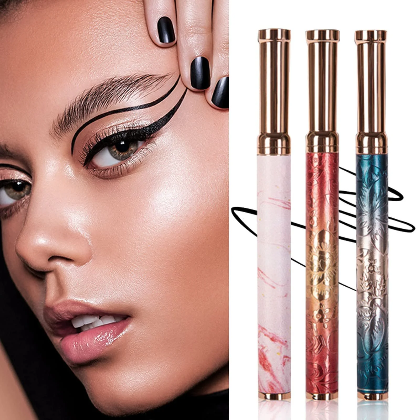 Подводка для глаз Silk Eyeliner Non Slim Nib Eyeliner, фото №7