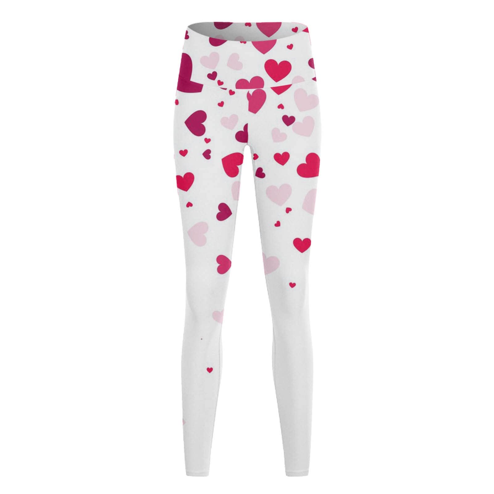 Легінси Callmo з принтом сердець до Дня Святого Валентина, спортивні, з високою посадкою та ефектом "бразильської попки", довгі, фото №3
