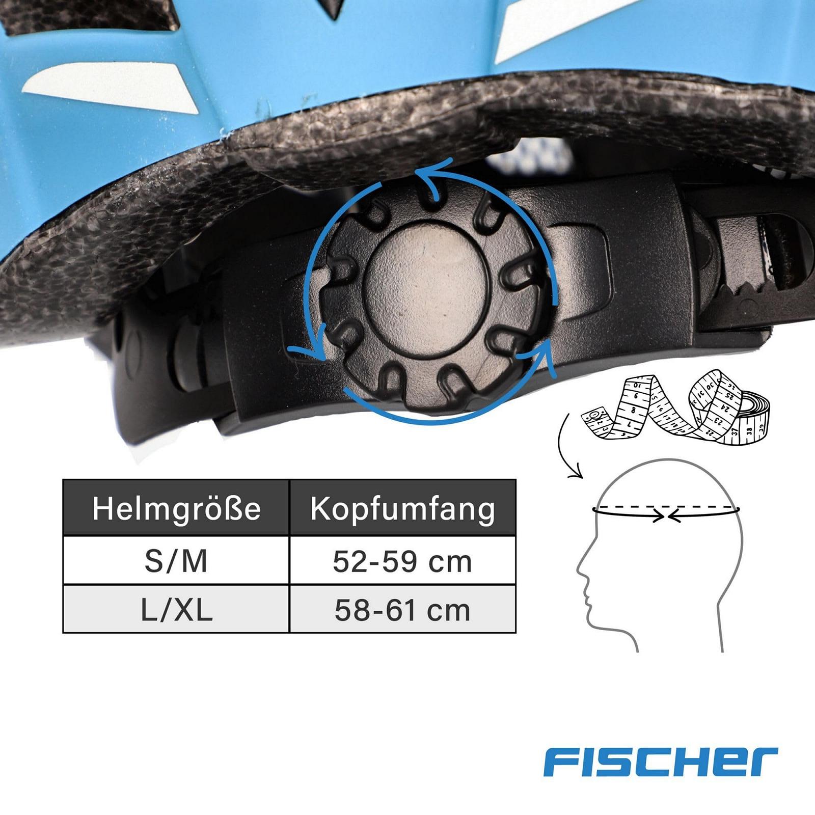 Шлем Fischer Urban Plus с LED-подсветкой, размер S/M или L/XL, фото №10
