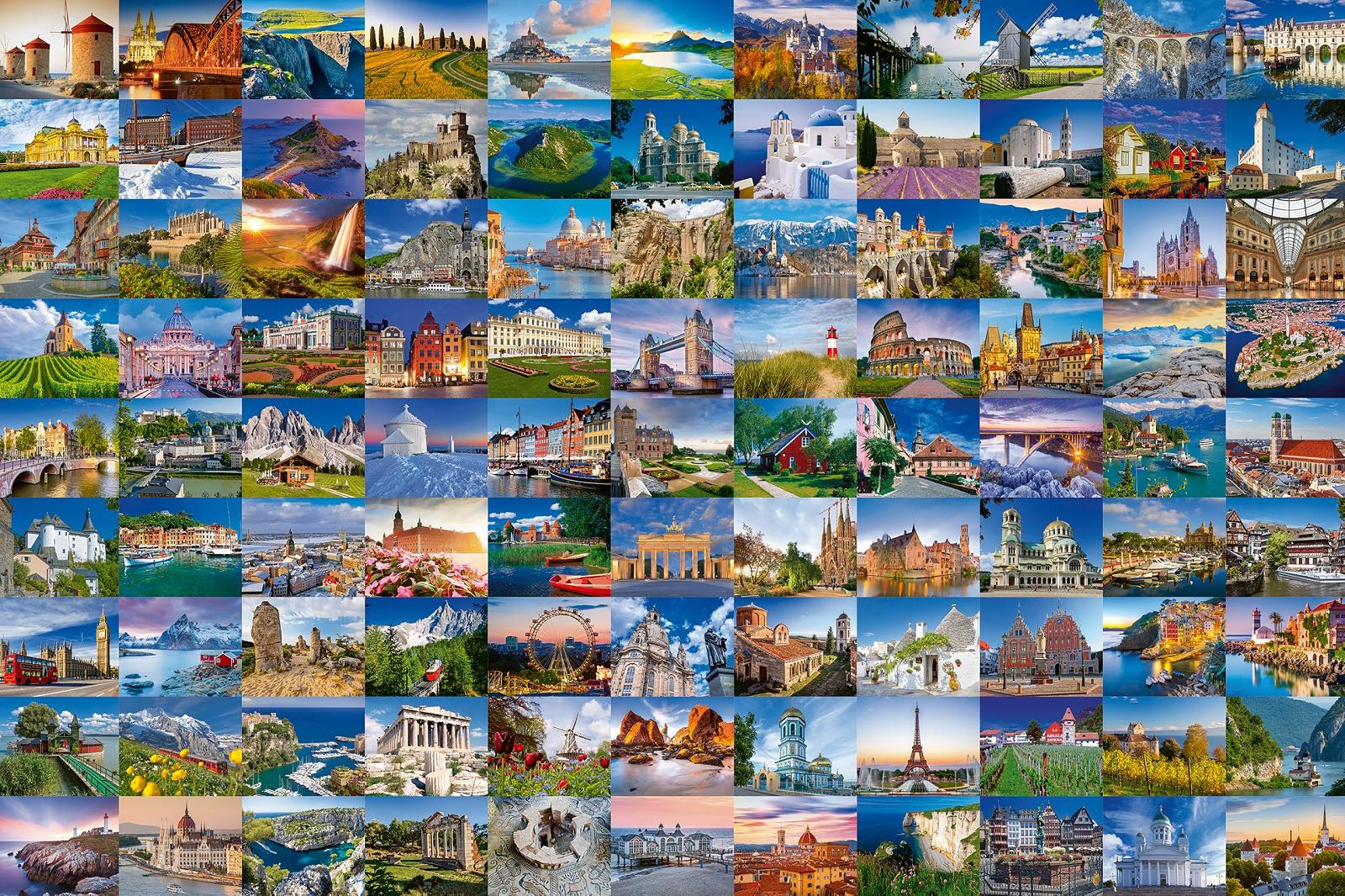 Пазл Ravensburger 99 Beautiful Places in Europe 3000 деталей, фото №1