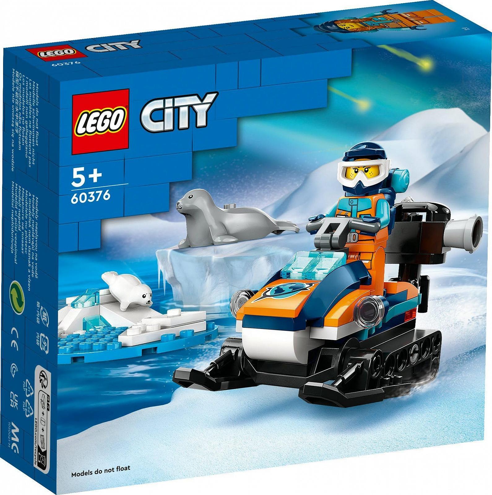 Набір Lego City 60368 Арктичний науково-дослідний корабель 60376 Арктичний снігохід, фото №5