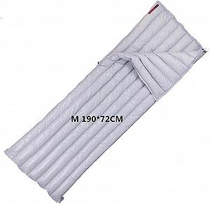 Спальний мішок MYVVKIA Ultralight White Goose Down Envelope для кемпінгу та пішого туризму для весни та осені synthetic.ua - Фото 1