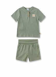 Коротка піжама Sanetta для маленьких хлопчиків - Фото 1