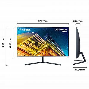 Монитор Samsung U32R590CWP UHD Curved 32 дюйма VA панель 4K UHD разрешение Время отклика 4 мс Частота обновления 60 Гц Flicker Free Режим защиты зрения synthetic.ua - Фото 1