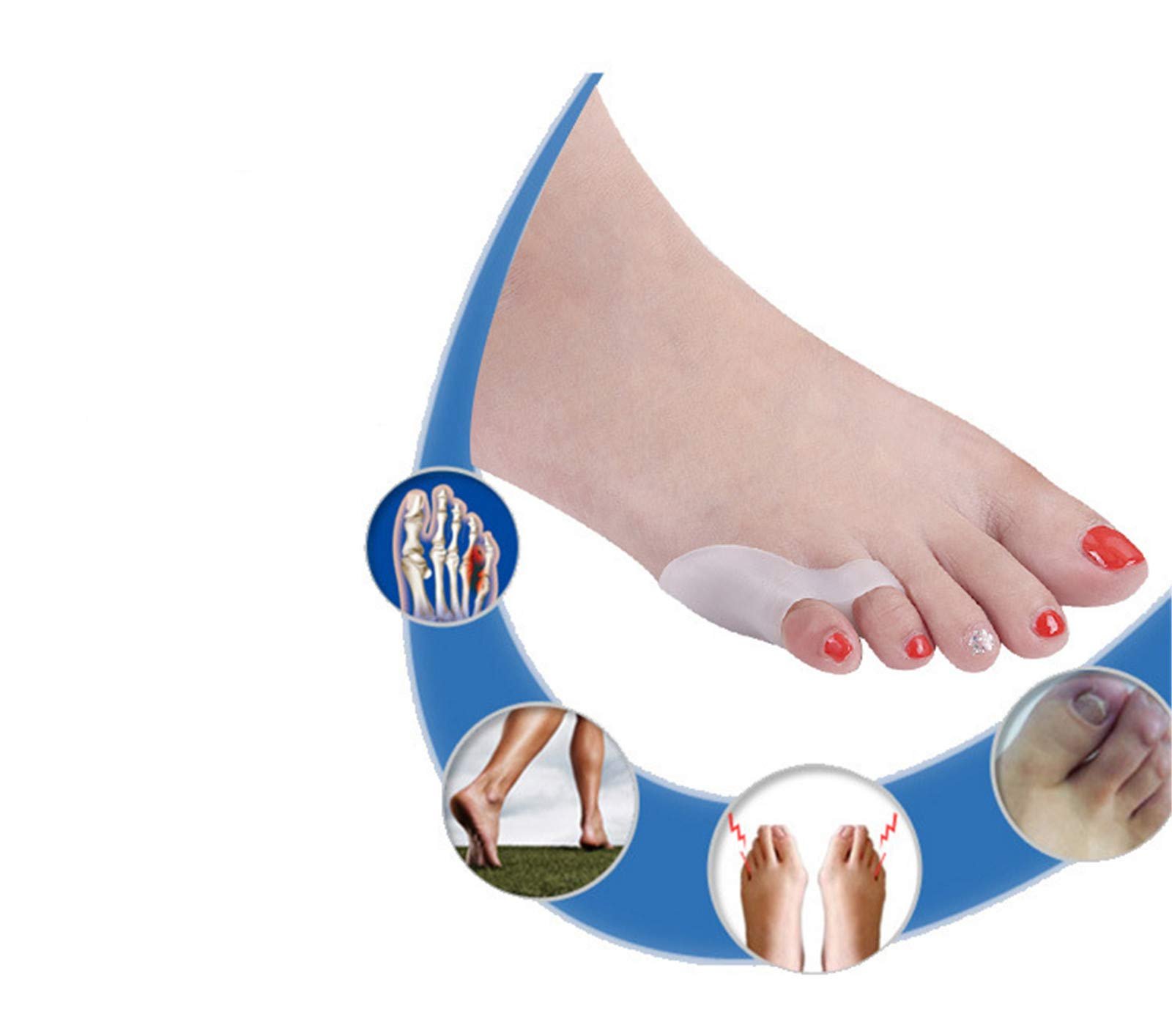 Гелеві роздільники для маленьких пальців CareforYou, 4 шт, фото №9