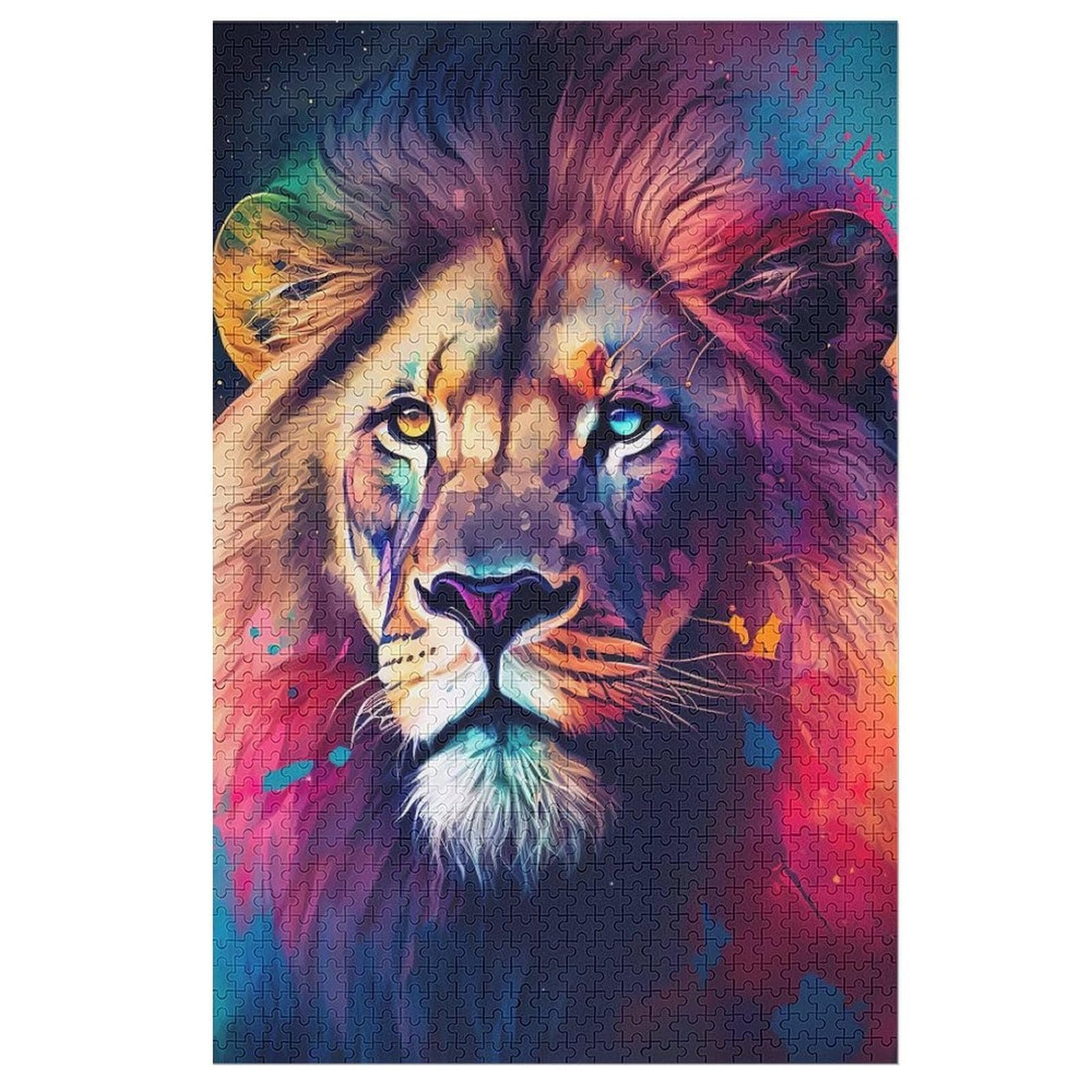 Дерев'яний пазл Lion 1000 елементів 78 x 53 см, фото №1