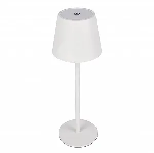 Настільна лампа greenandco Battery Table Lamp акумуляторна бездротова димована сенсорна 3000-5000 К CRI 90 3600 мАг для зовнішнього використання Біла - Фото 1